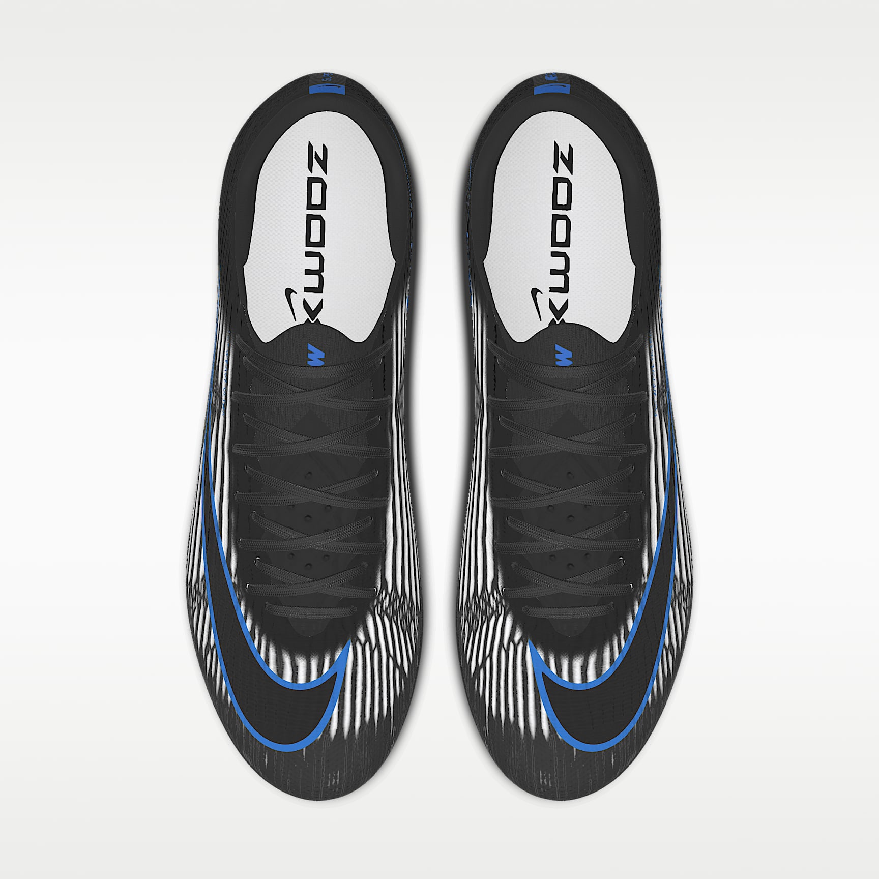Nike Mercurial Superfly 11 Elite By You personalisierbarer Low-Top-Fußballschuh für Kunstrasen – Schwarz/Schwarz [4172670494]
