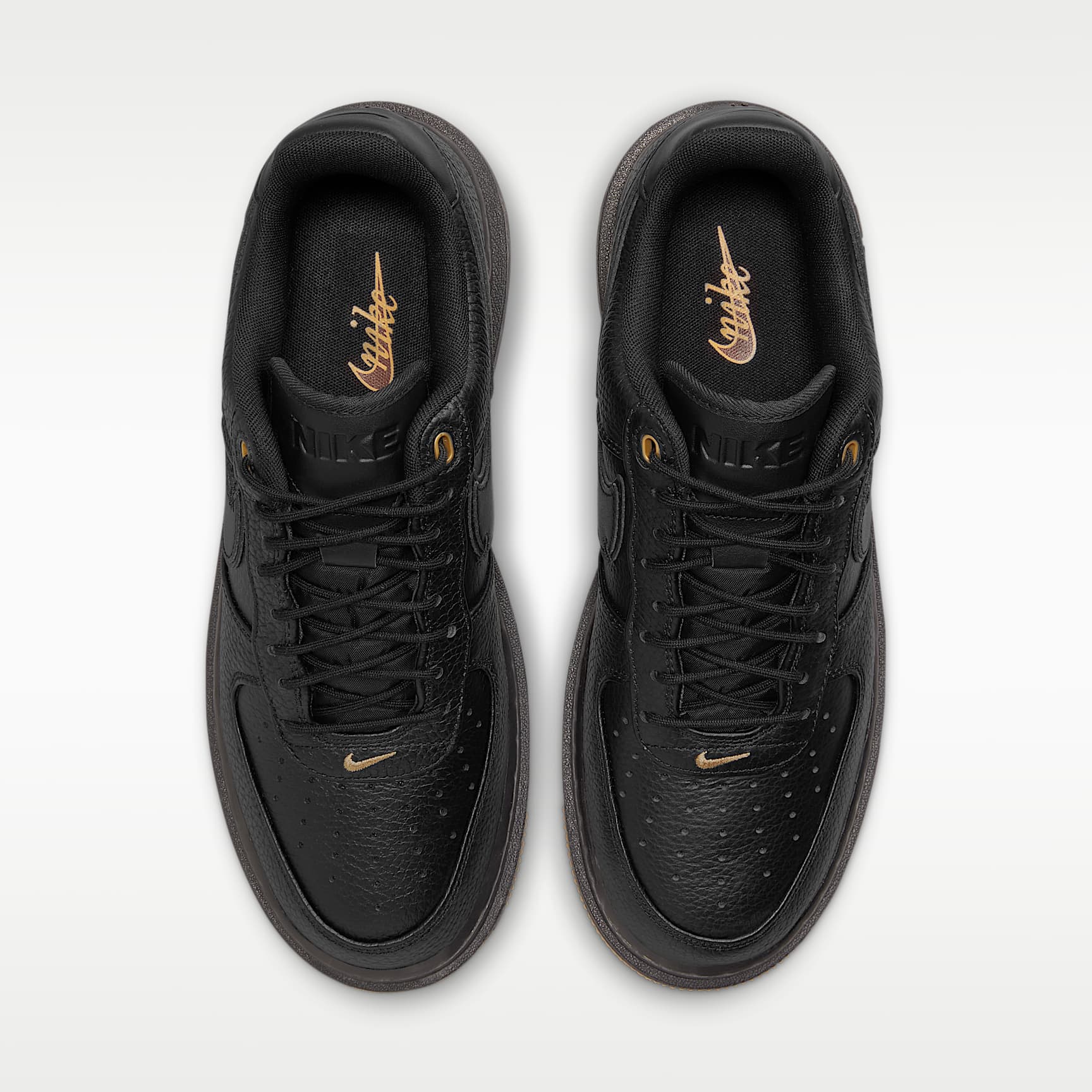 Nike Air Force 1 Luxe Herrenschuh – Schwarz/Bucktan/Gum Yellow/Schwarz