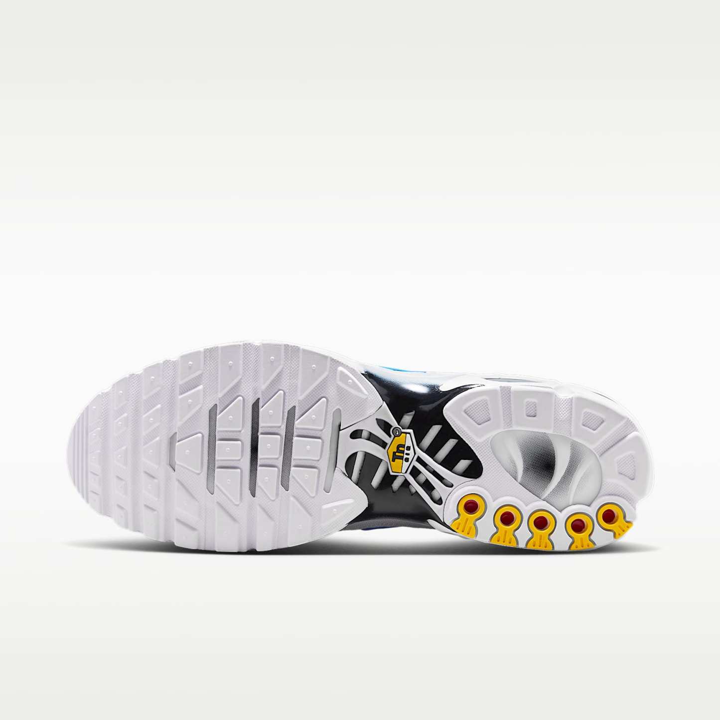 Nike Air Max Plus Schuh (Herren) – Weiß/Schwarz/Blue Crystal