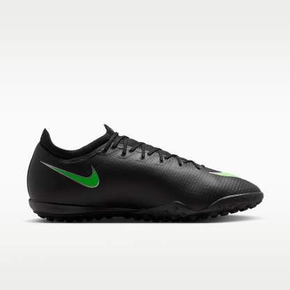 Nike Mercurial Vapor 17 Pro Low-Top-Fußballschuh für Turf – Schwarz/Schwarz/Illusion Green