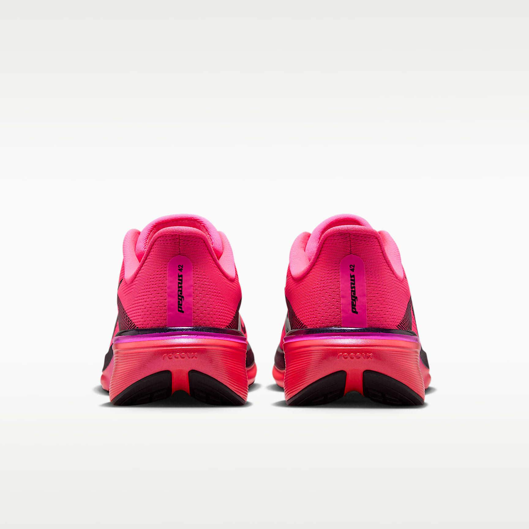 Nike Pegasus 42 Straßenlaufschuh (Damen) – Hyper Pink/Laser Crimson/Fuchsia Blast/Schwarz