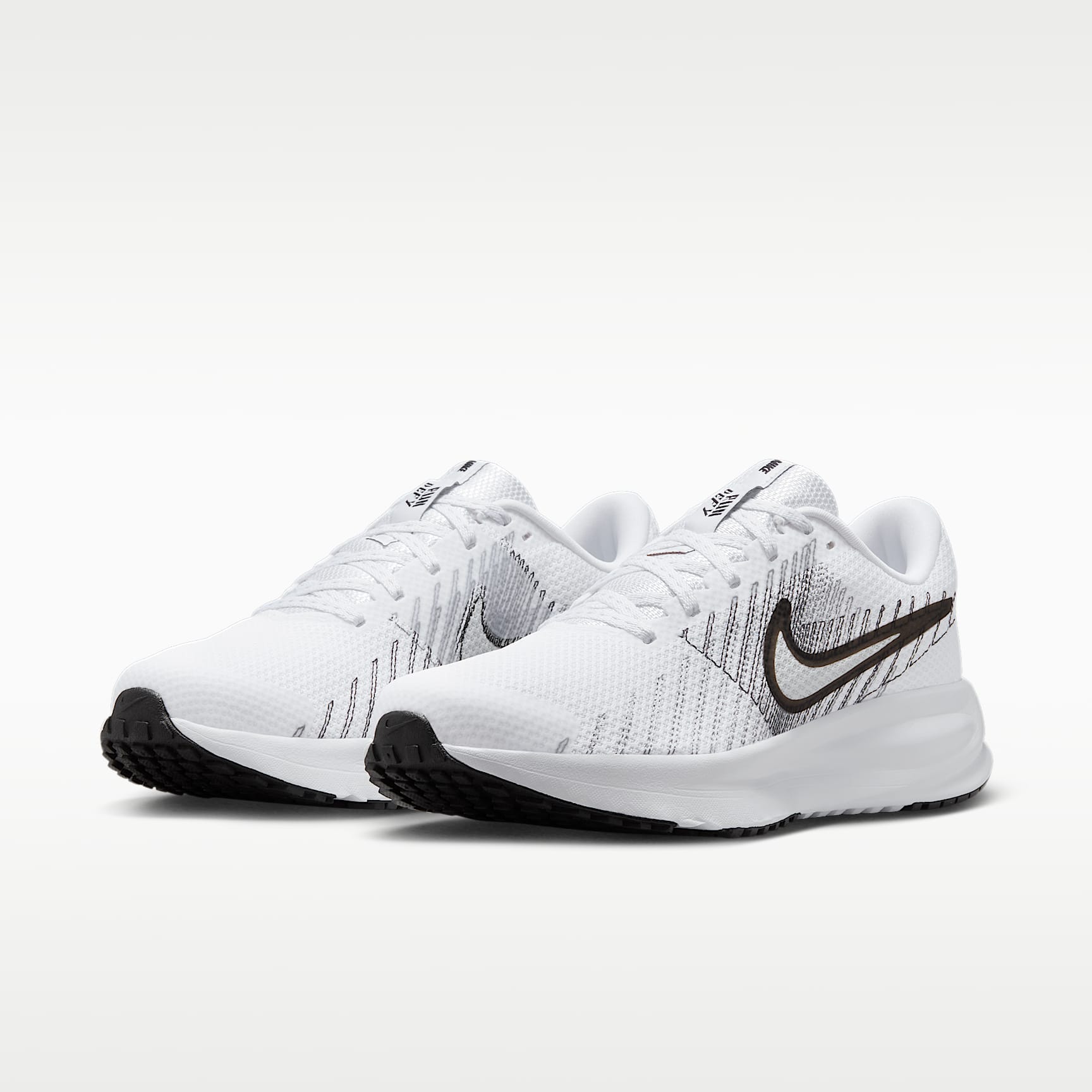 Nike Run Defy Straßenlaufschuh (Damen) – Weiß/Smoke Grey/Schwarz