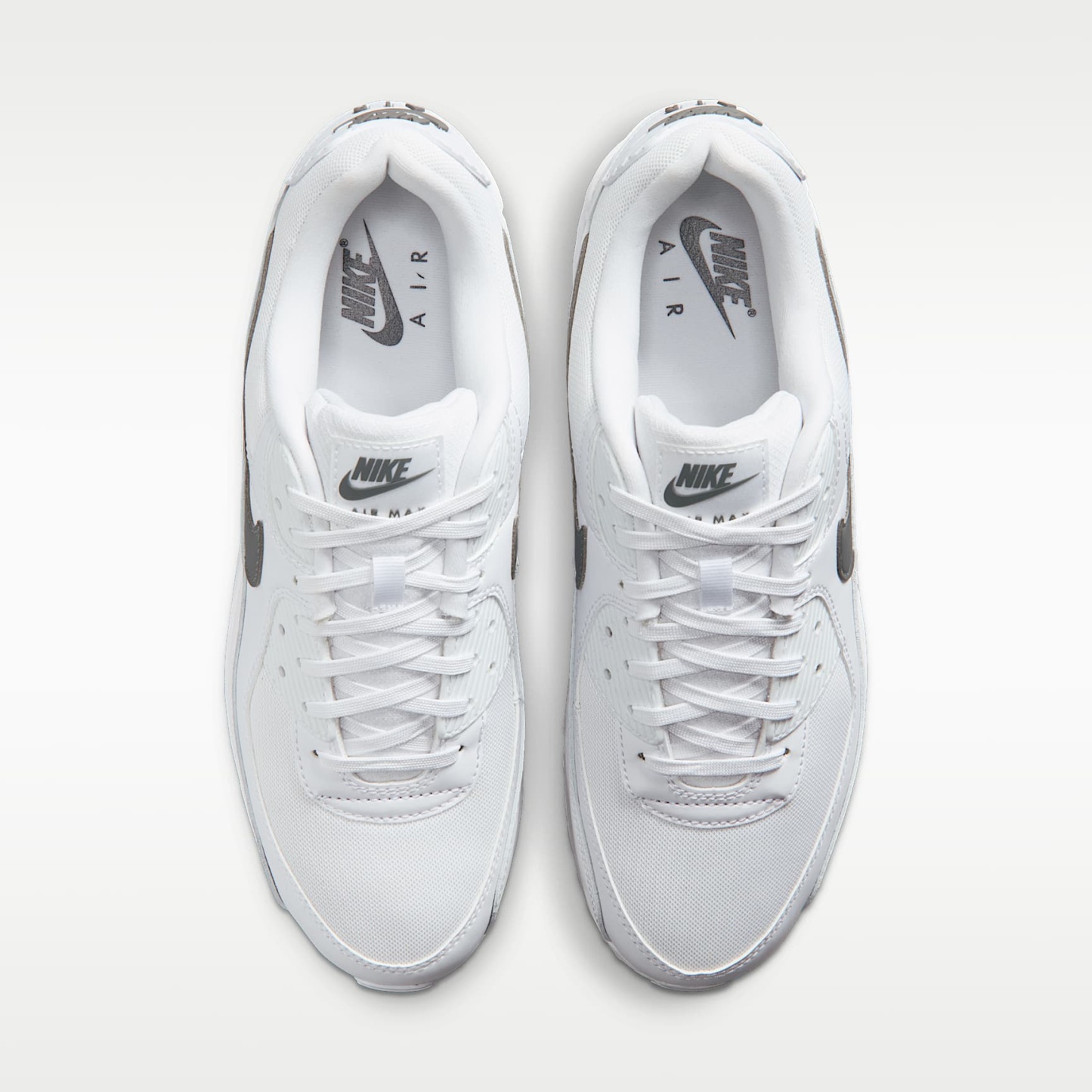 Nike Air Max 90 Schuh (Herren) – Weiß/Weiß/Smoke Grey