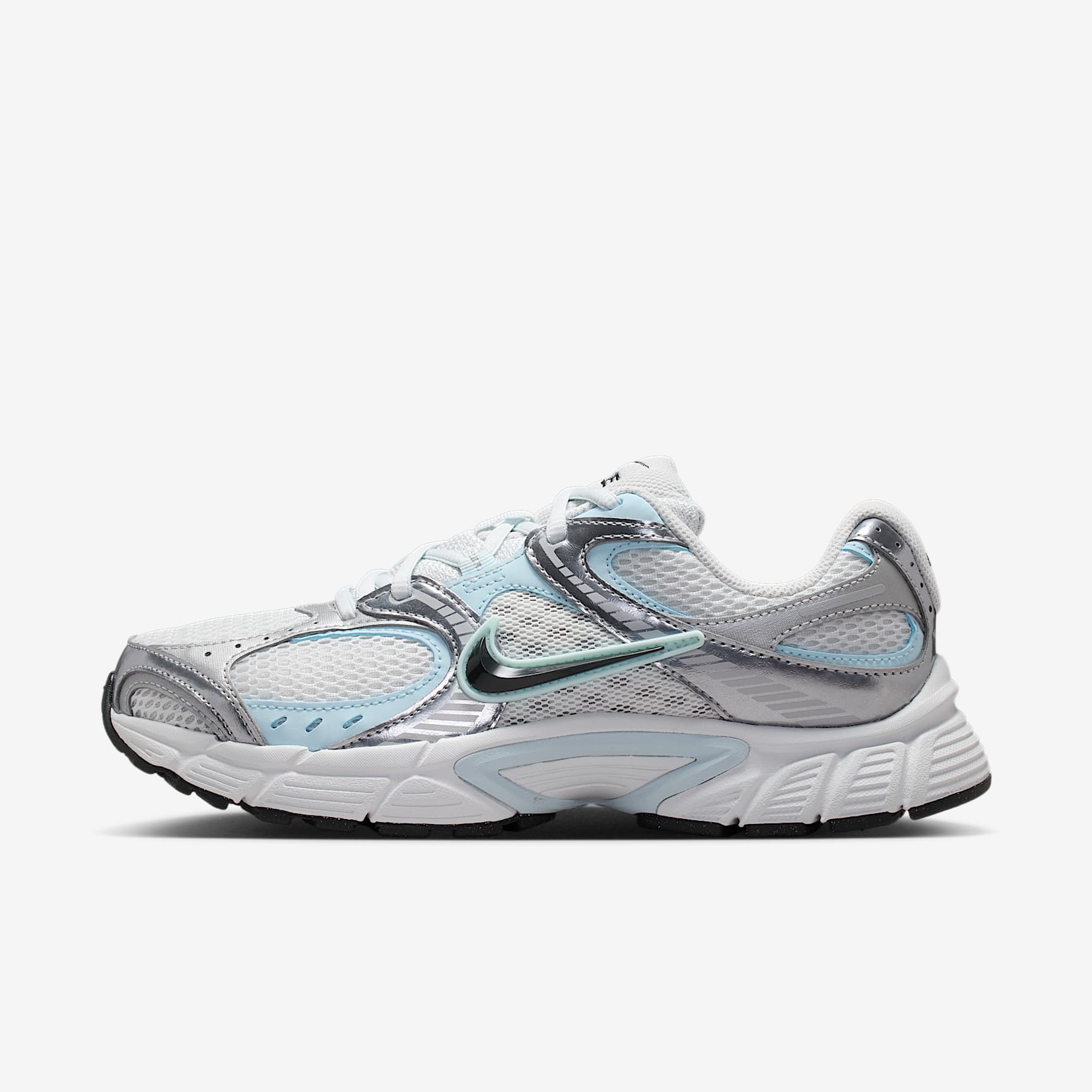 Nike V5 RNR Schuh mit reflektierenden Akzenten (Damen) – Grey Fog/Off White/Glacier Blue/Anthracite