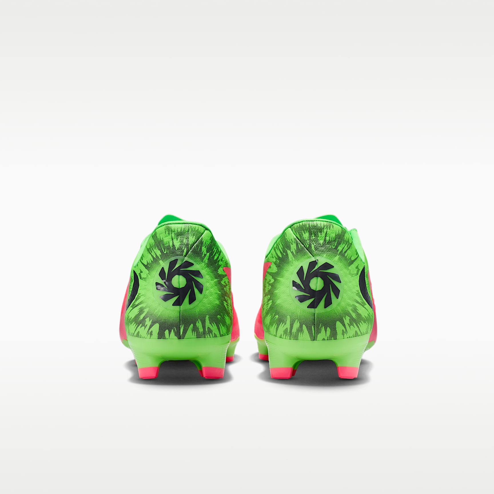Nike Phantom 6 Low Academy "Erling Haaland" Fußballschuh für verschiedene Böden – Hot Punch/Green Strike/Schwarz