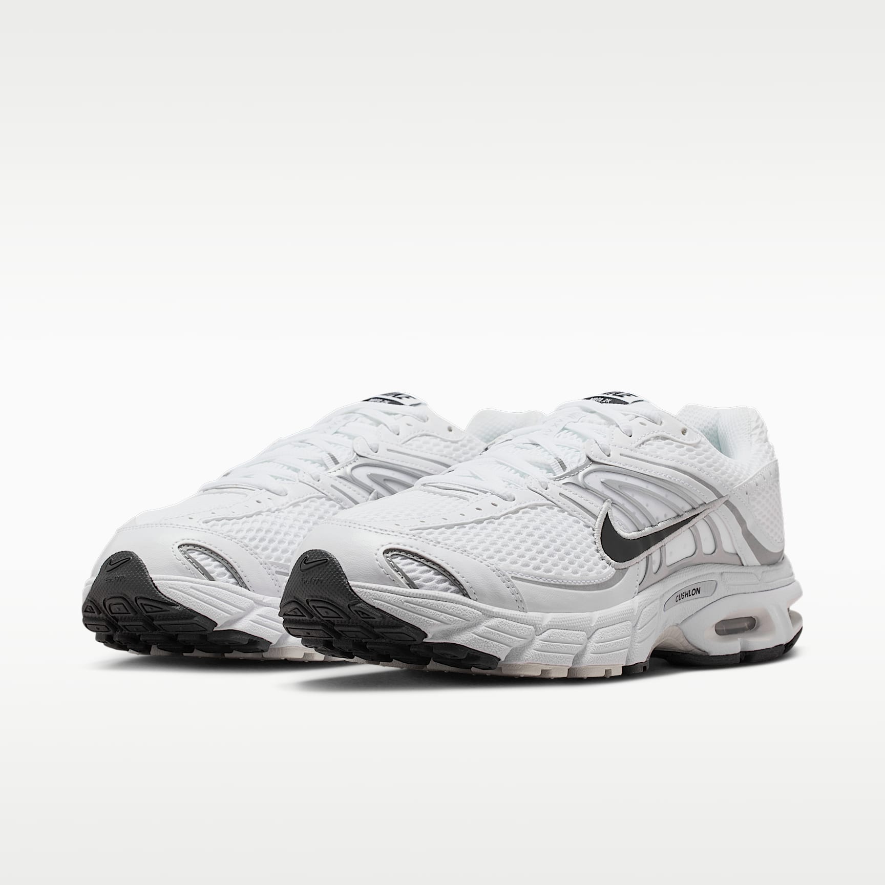 Nike Air Max Moto 2K Schuh (Herren) – Weiß/Metallic Silver/Photon Dust/Schwarz