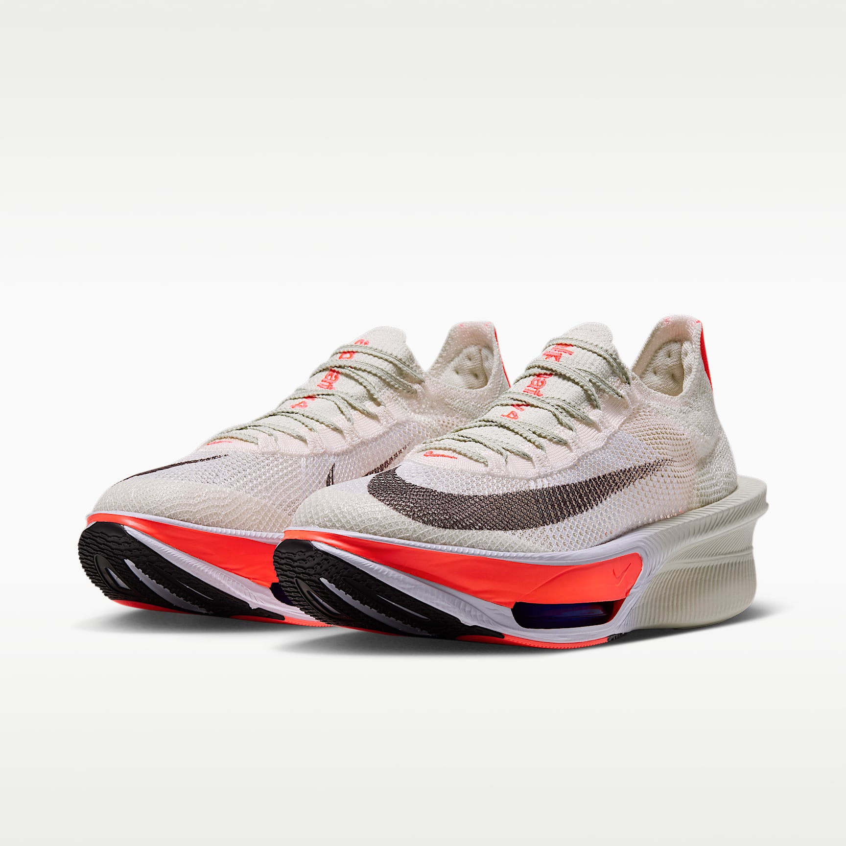 Nike Alphafly 4 Straßenlaufschuh für Wettkämpfe (Herren) – Sea Glass/Laser Crimson/Phantom/Burgundy Ash