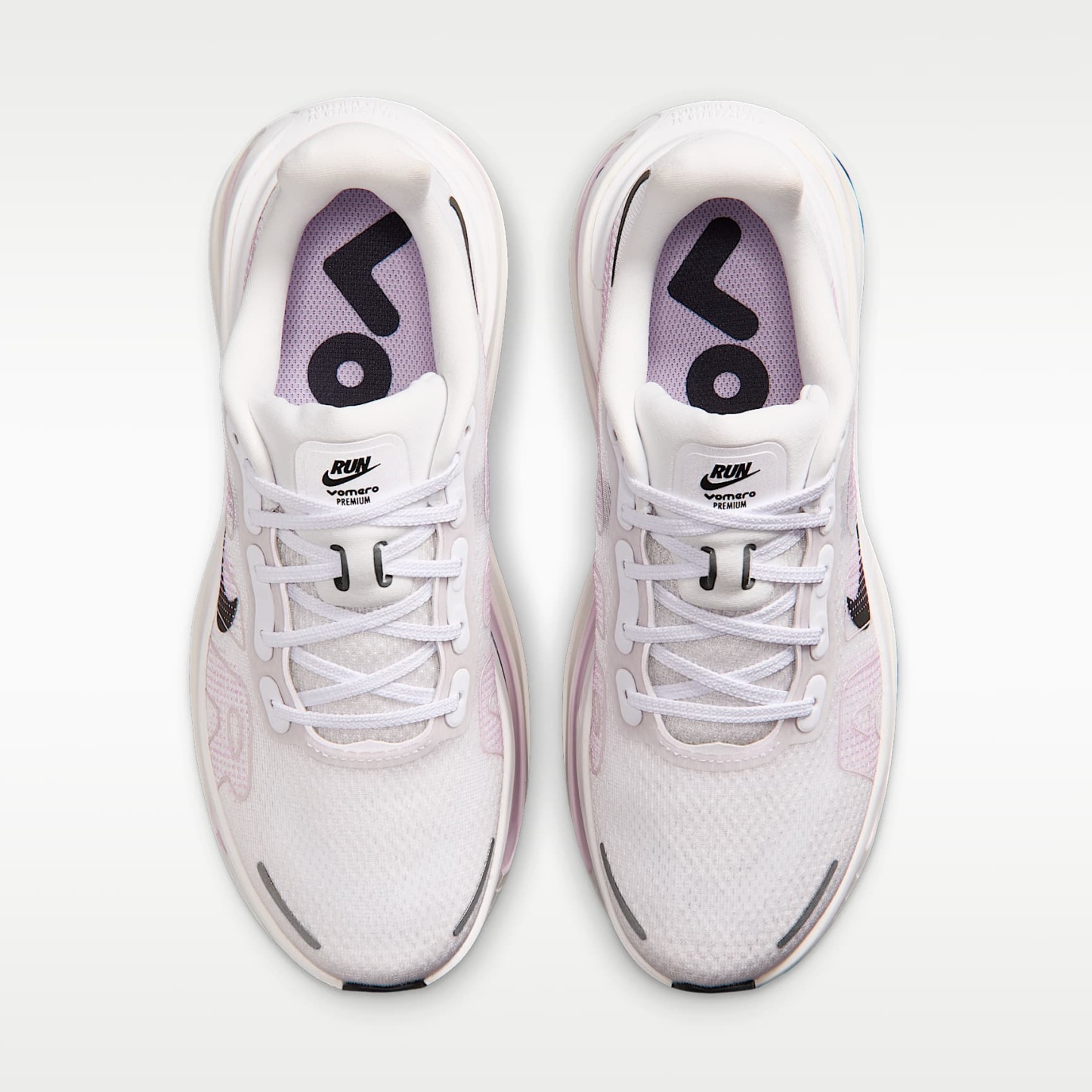 Nike Vomero Premium Straßenlaufschuh (Damen) – Weiß/Summit White/Bleached Lilac/Schwarz