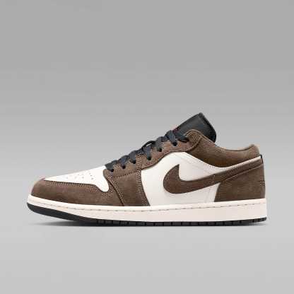 Air Jordan 1 Low Herrenschuh – Palomino/Phantom/Sail/Schwarz