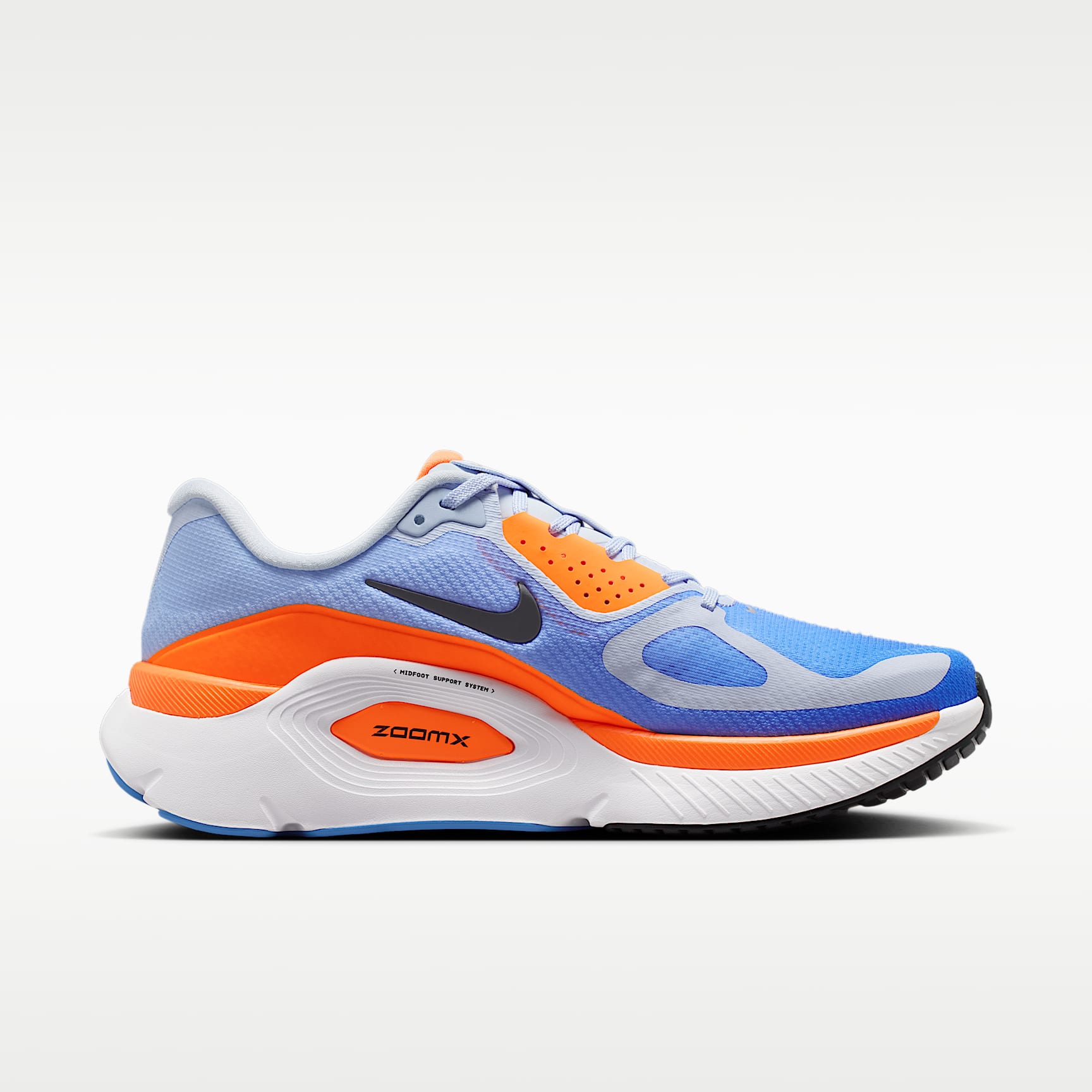 Nike Structure Plus Straßenlaufschuh (Herren) – Hydrogen Blue/Blue Crystal/Total Orange/Off Noir