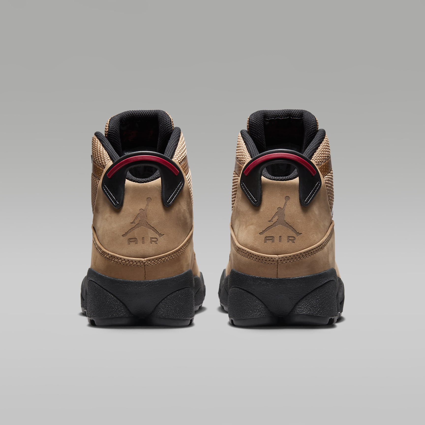 Jordan Winterized 6 Rings Herrenschuh – Rocky Tan/Varsity Red/Schwarz