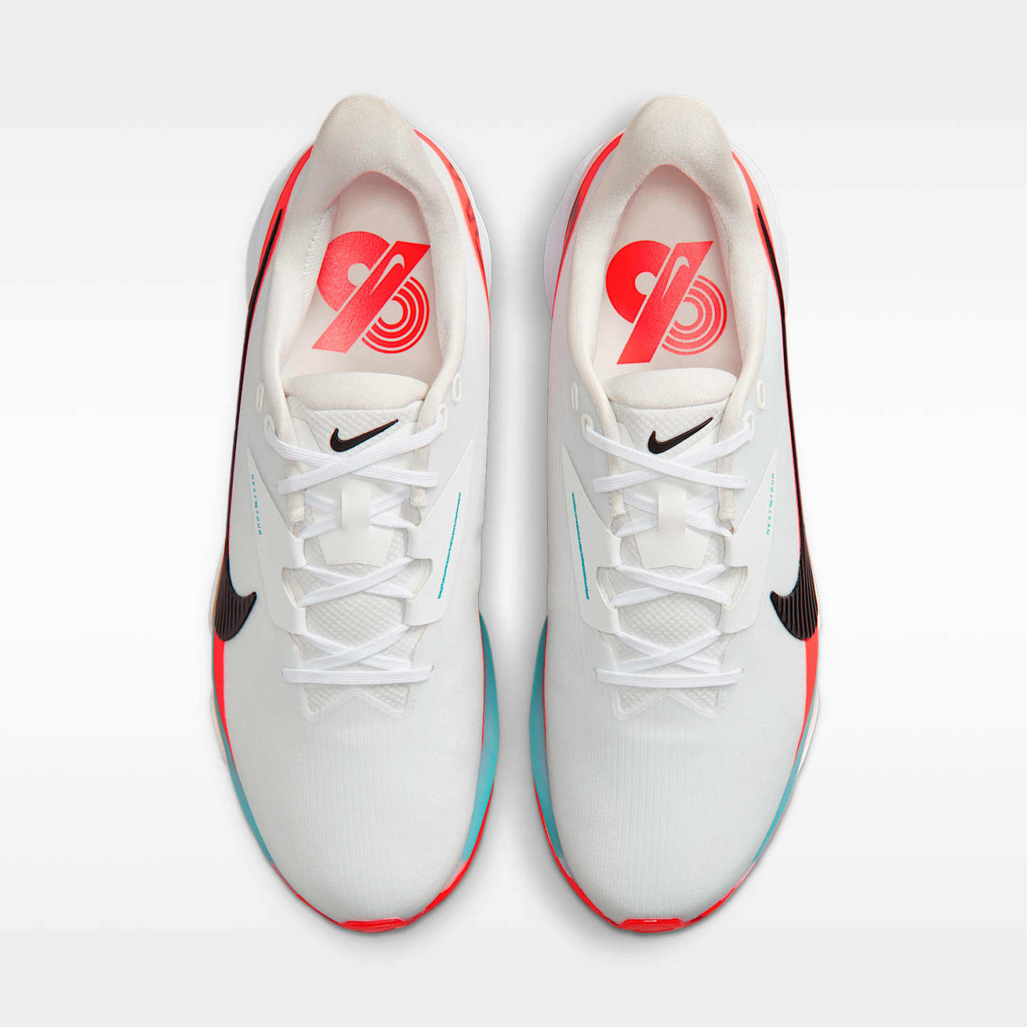 Nike NEXT% TOUR 3 Golfschuh – Summit White/Bright Crimson/Dusty Cactus/Schwarz