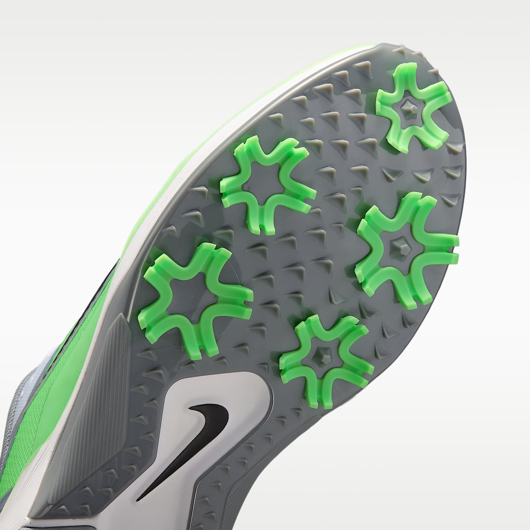 Nike Pegasus 1 G Golfschuh – Football Grey/Illusion Green/Schwarz