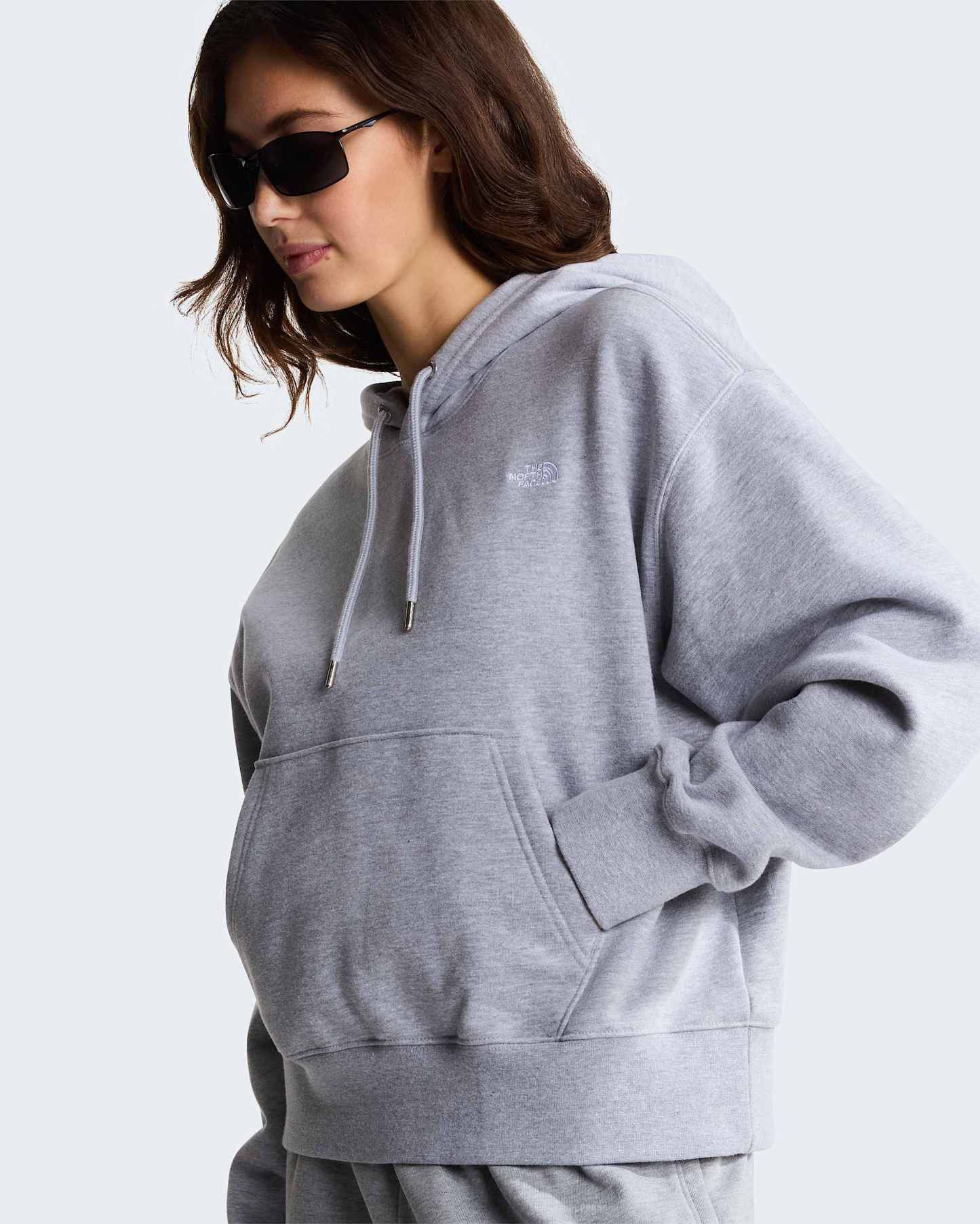 TNF™ Essential Simple Dome Boxy Oversized Hoodie Damen – TNF Pale Grey Heather