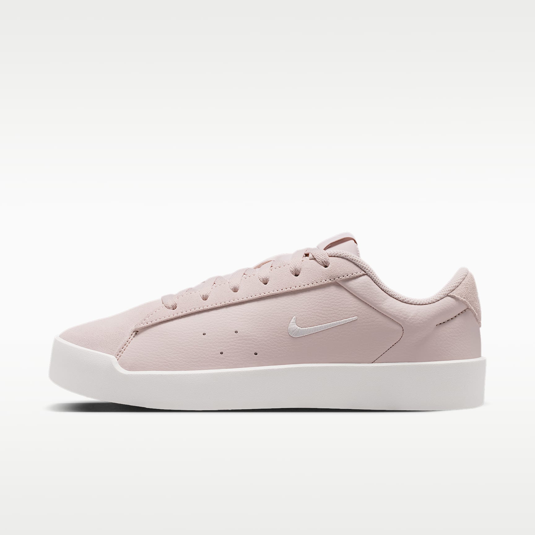 Nike Court Heritage Damenschuh – Pearl Pink/Summit White/Summit White