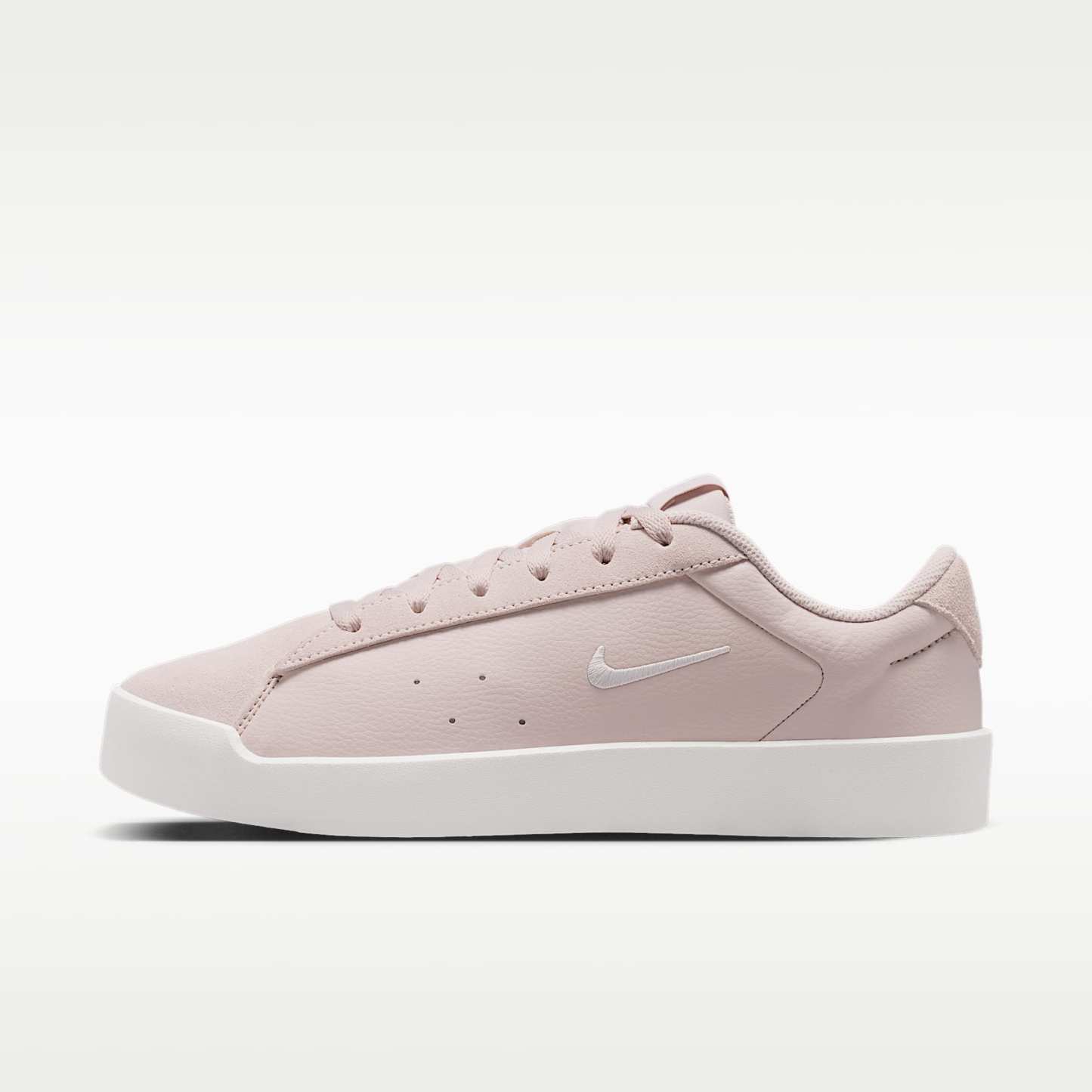 Nike Court Heritage Damenschuh – Pearl Pink/Summit White/Summit White