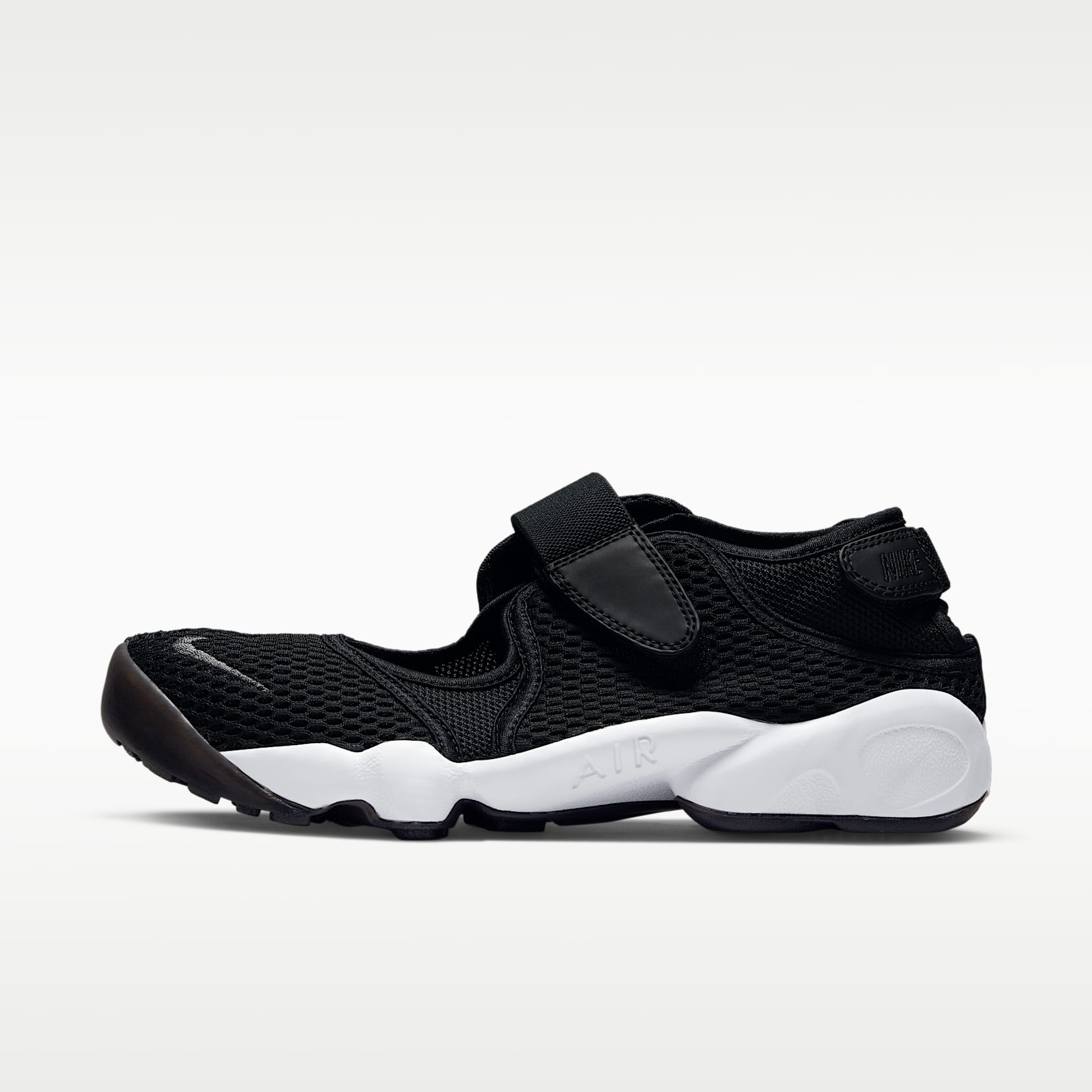 Nike Air Rift Breathe Damenschuh – Schwarz/Weiß/Cool Grey