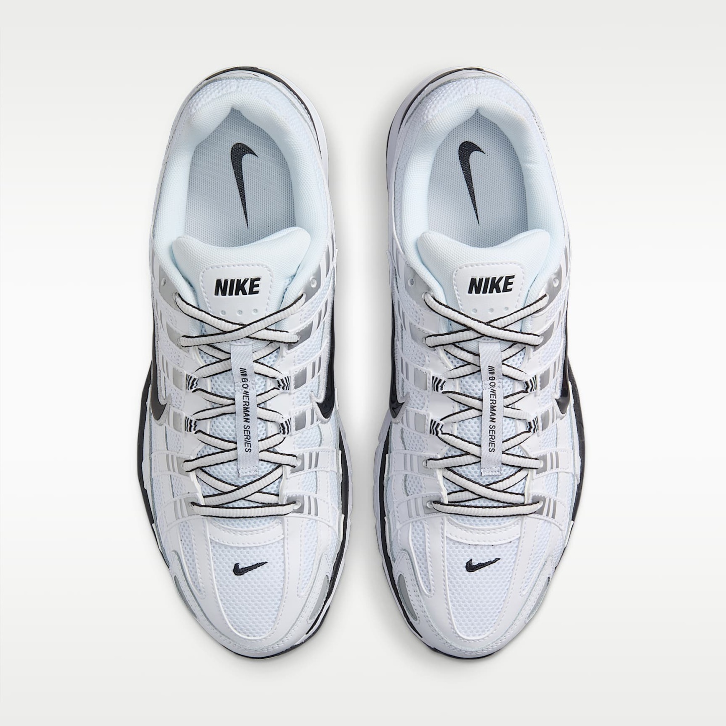 Nike P-6000 Schuh – Weiß/Metallic Silver/Schwarz/Schwarz