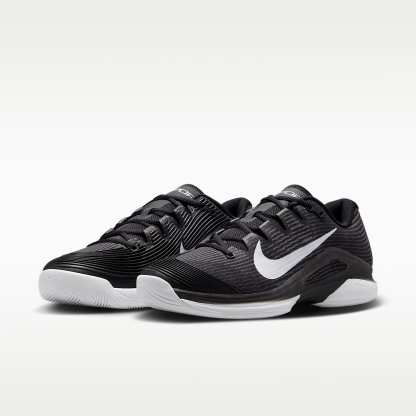 Nike Vapor 12 Tennisschuh für Hartplätze (Herren) – Schwarz/Dark Smoke Grey/Weiß