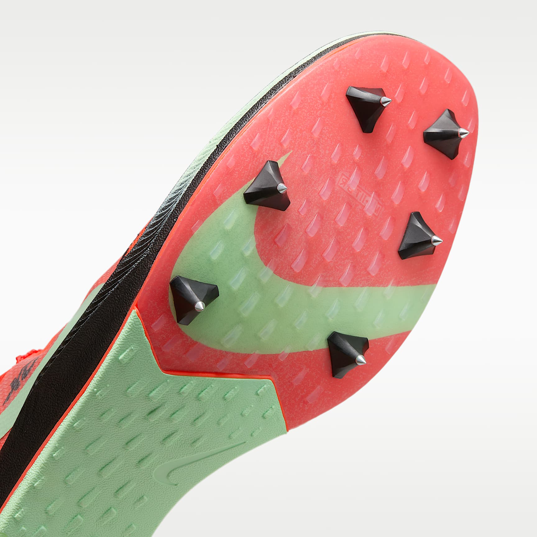 Nike Dragonfly XC Cross-Country-Spikes – Bright Crimson/Schwarz/Metallic Silver/Vapor Green