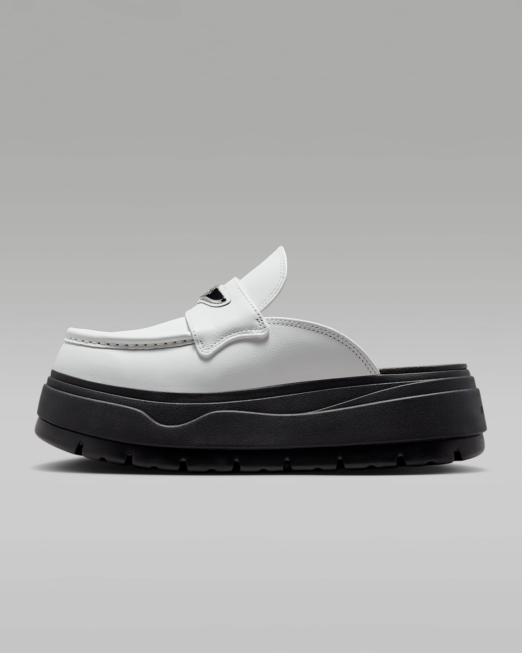 Air Jordan Mule Golfschuh (Damen) – Summit White/Schwarz/Metallic Silver