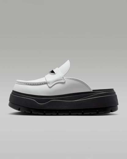 Air Jordan Mule Golfschuh (Damen) – Summit White/Schwarz/Metallic Silver