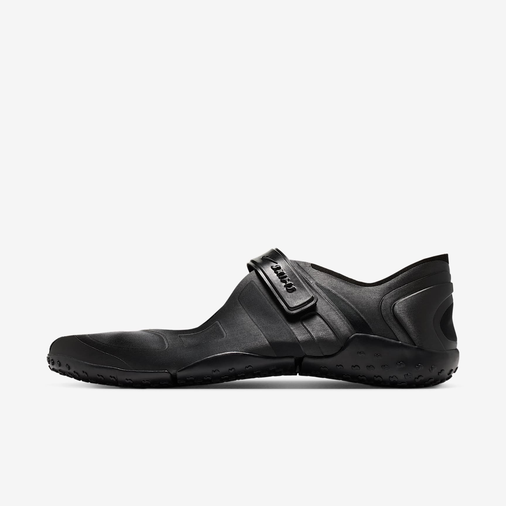 NikeSKIMS Rift Satin Schuh (Damen) – Schwarz/Schwarz/Schwarz