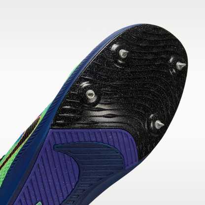 Nike Zoom Rival Distance Glam Leichtathletik-Langstrecken-Spikes – Dark Obsidian/Indigo Burst/Grün/Schwarz