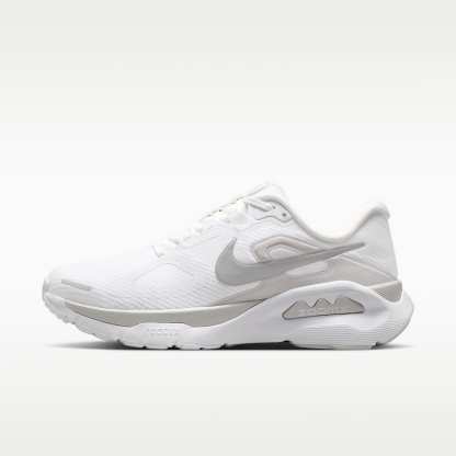 Nike Structure Plus Straßenlaufschuh (Damen) – Weiß/Photon Dust/Metallic Silver