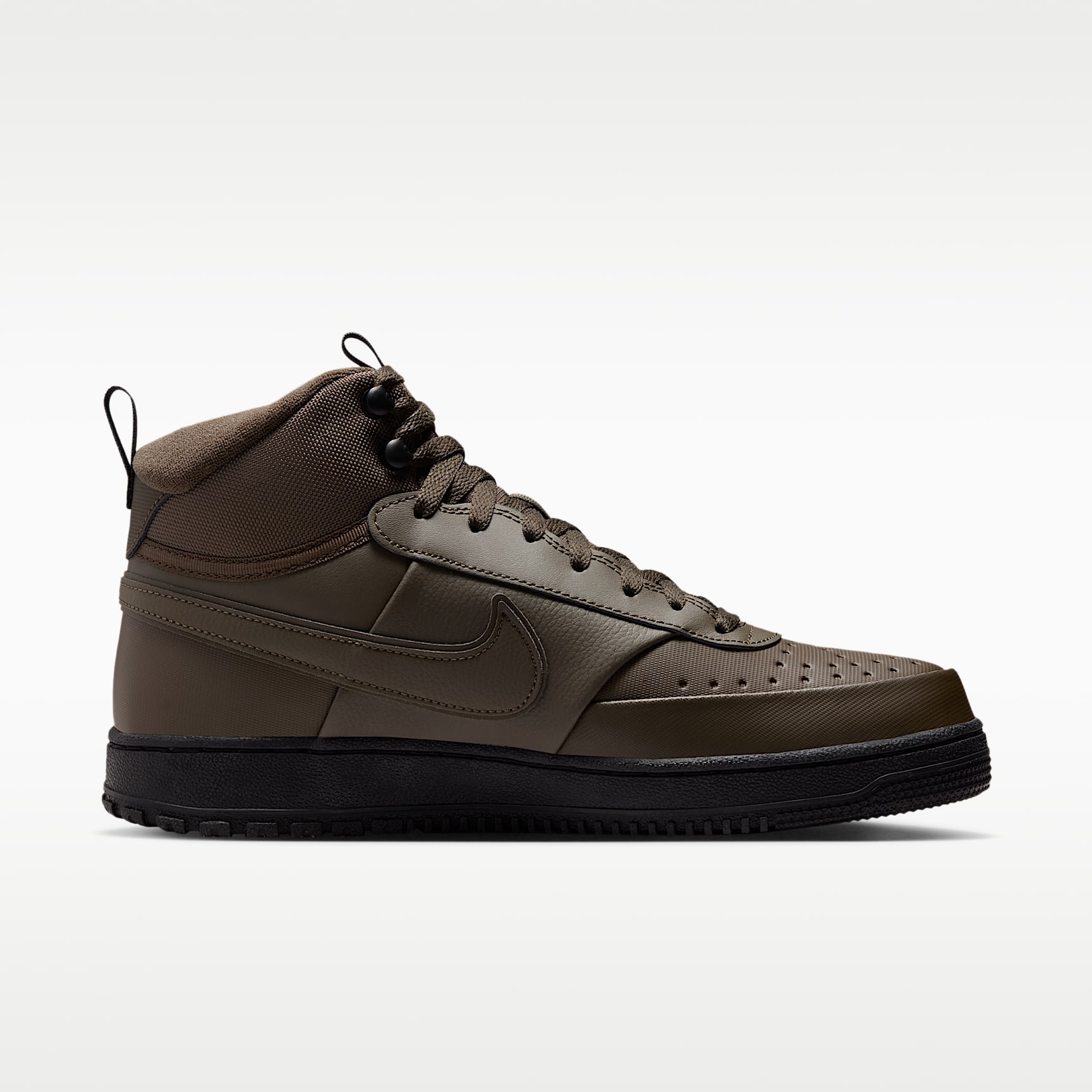 Nike Court Vision Mid winterfester Schuh (Herren) – Dark Hazel/Schwarz/Saffron Quartz/Dark Hazel