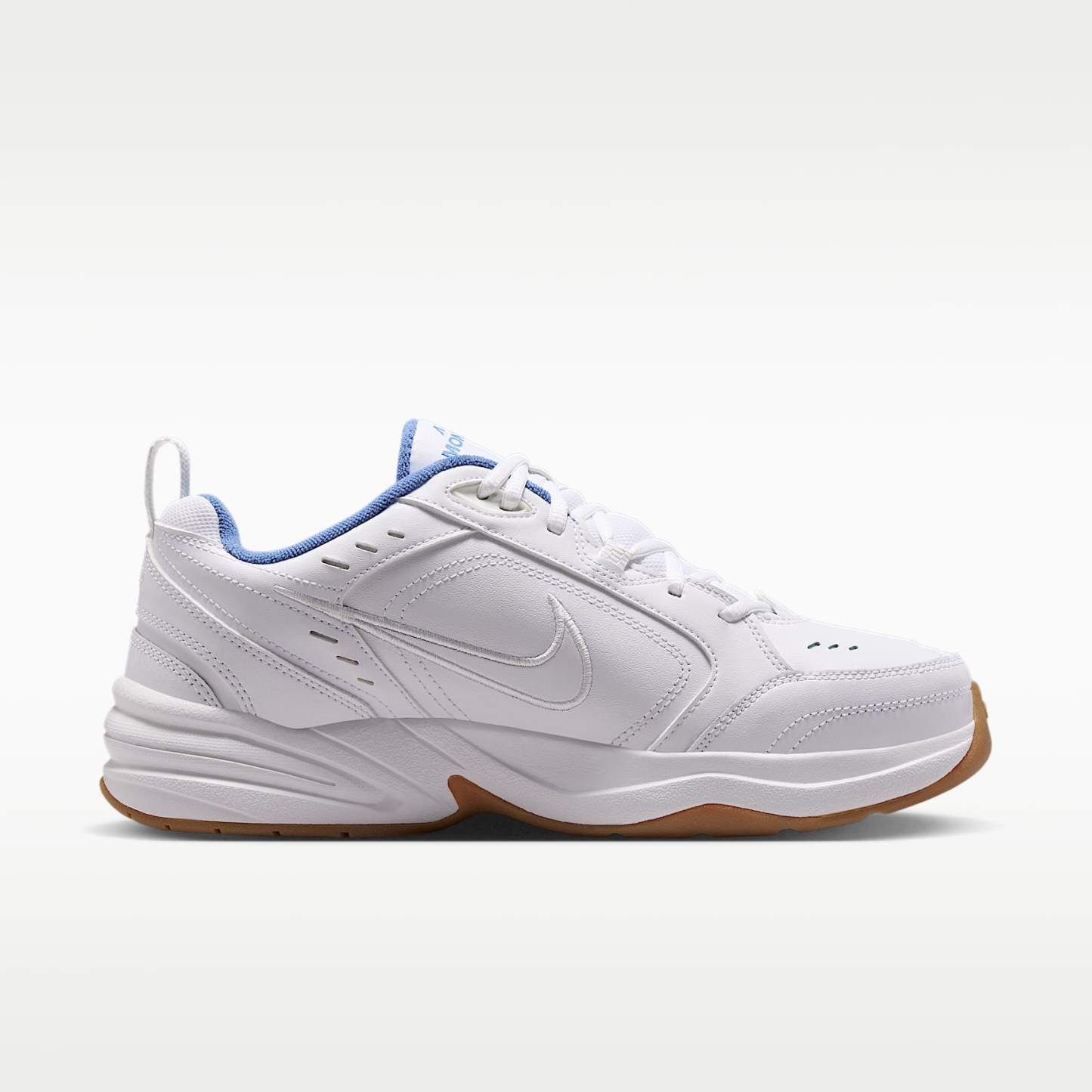 Nike Air Monarch IV Workout-Schuh für Herren – Weiß/Indigo Storm/Gum Light Brown/Weiß