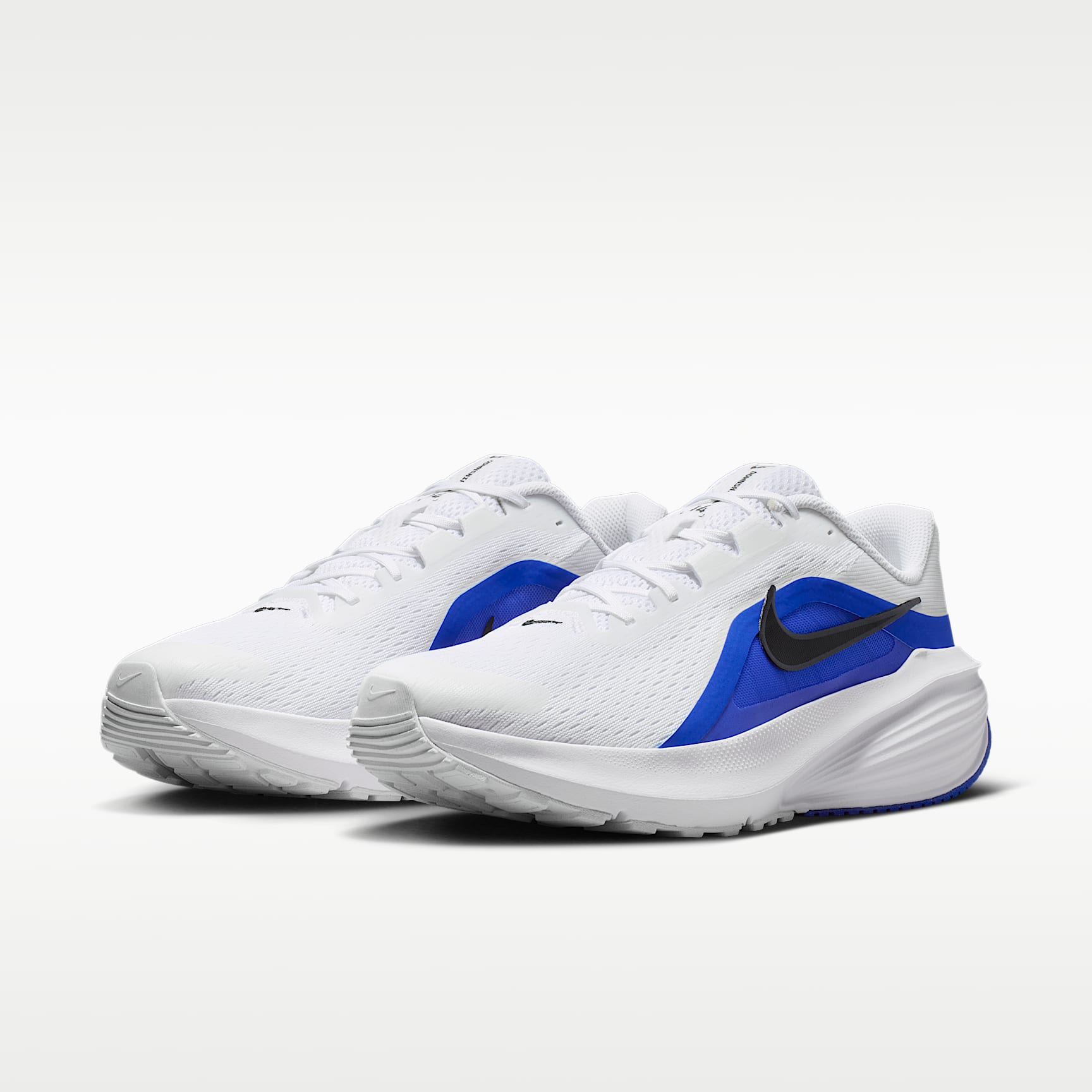 Nike Downshifter 14 Straßenlaufschuh (Herren) – Weiß/Racer Blue/Anthracite/Schwarz
