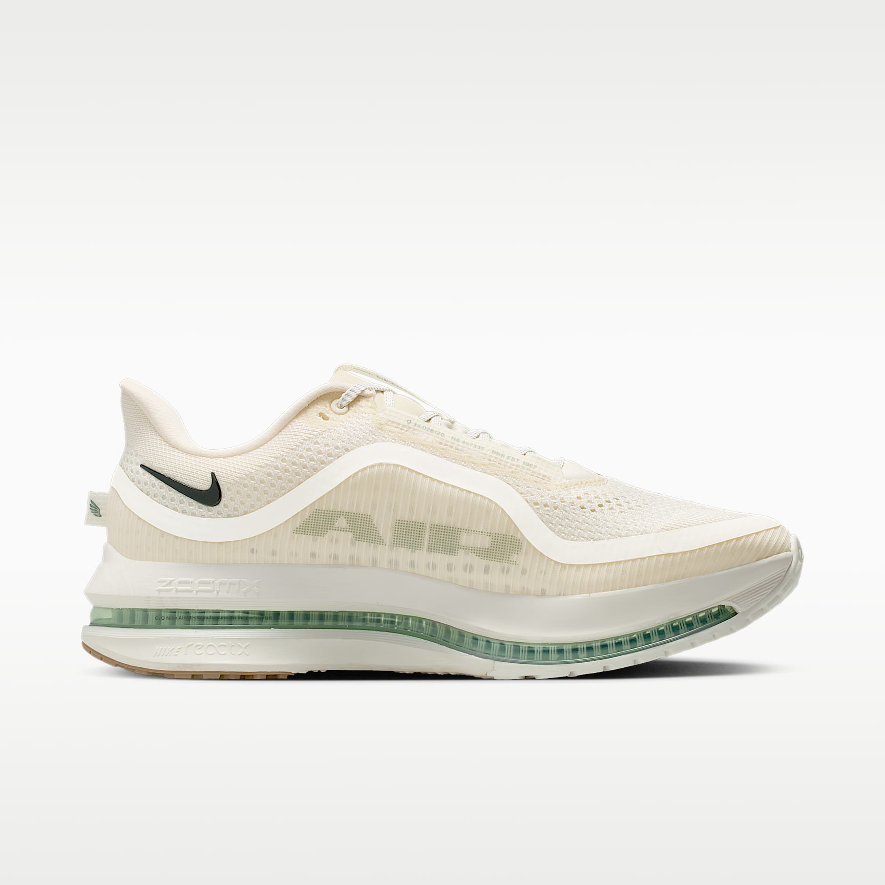 Nike Pegasus Premium Straßenlaufschuh (Herren) – Pale Ivory/Jade Horizon/Spruce Aura/Black Spruce