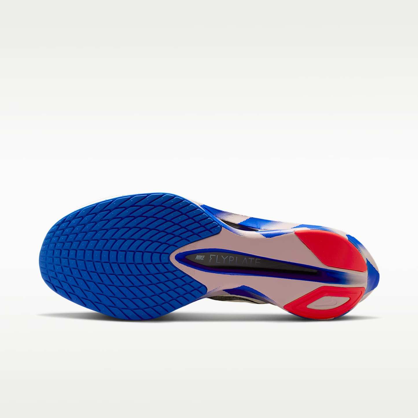 Nike Vaporfly 4 Straßenlaufschuh für Wettkämpfe (Herren) – Weiß/Racer Blue/Silt Red/Schwarz