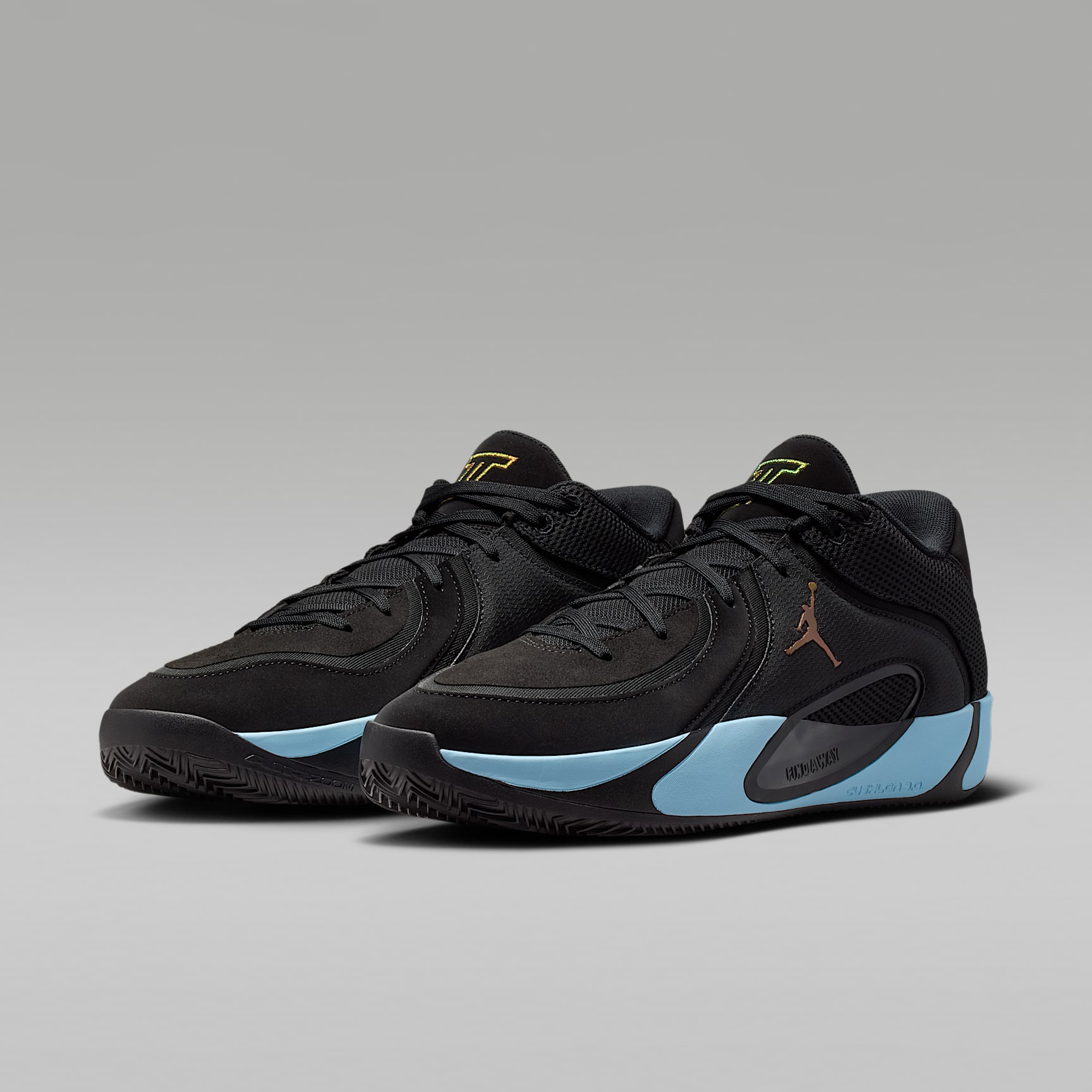 Tatum 4 Basketballschuh – Schwarz/Ice Blue