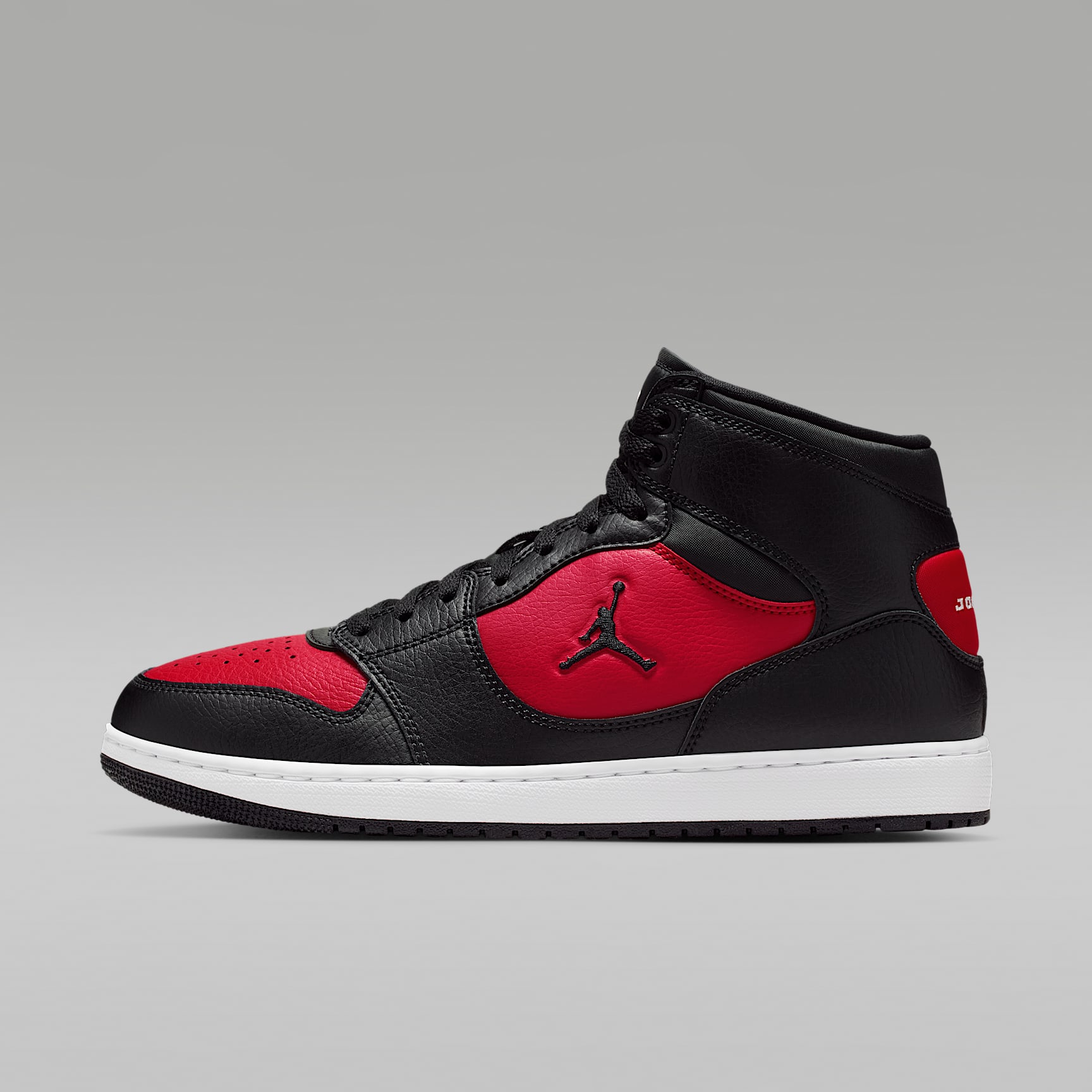 Jordan Court Connect Mid Herrenschuhe – Schwarz/Gym Red/Weiß/Schwarz