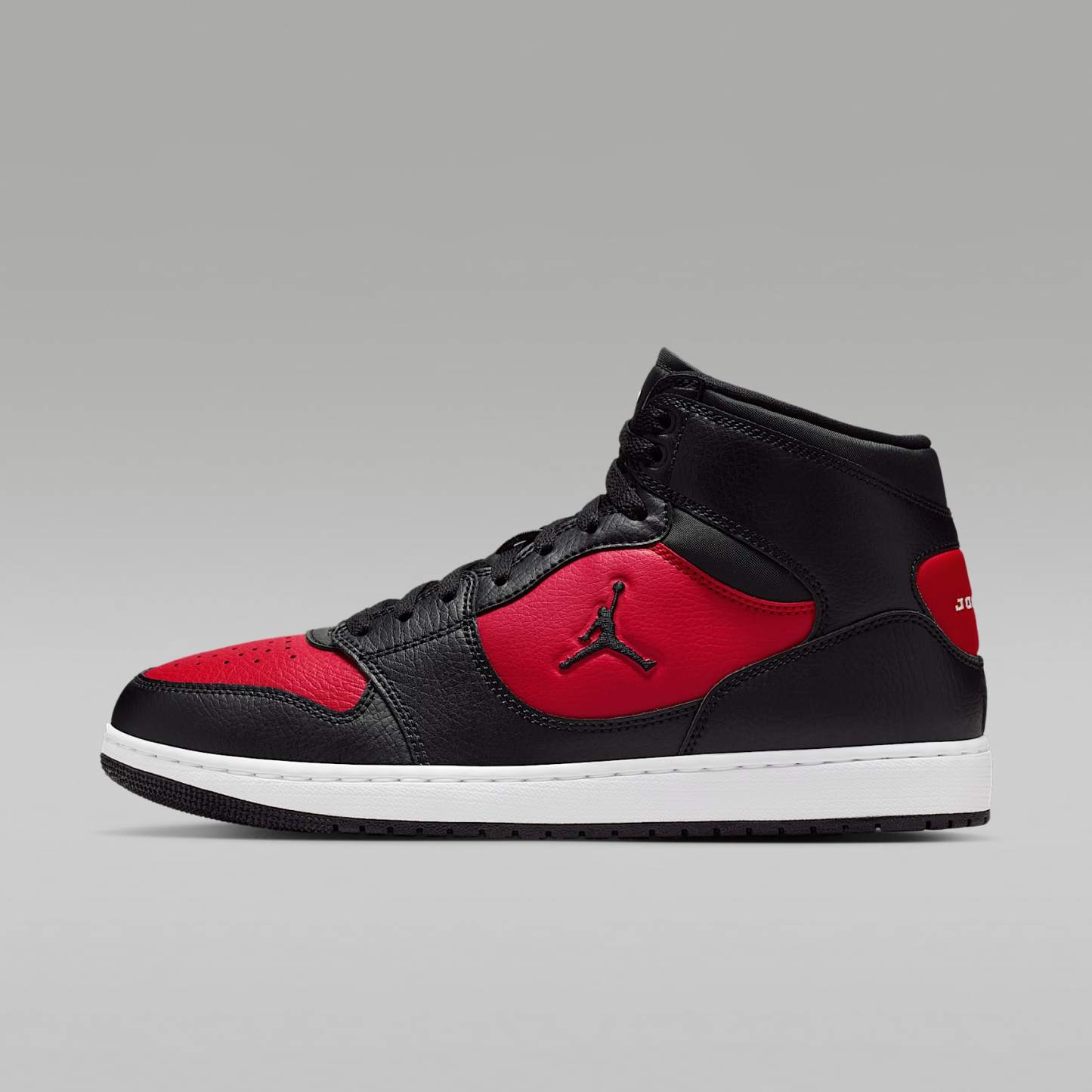 Jordan Court Connect Mid Herrenschuhe – Schwarz/Gym Red/Weiß/Schwarz