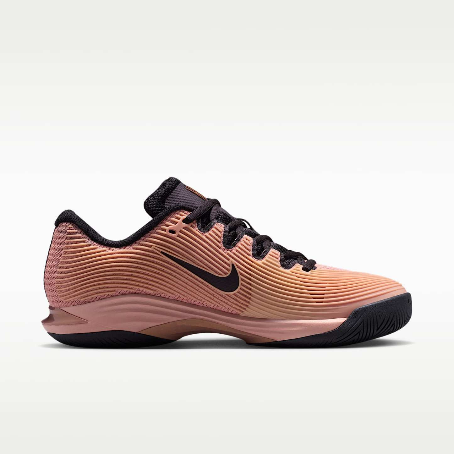 Nike Vapor 12 PRM Tennisschuh für Hartplätze (Damen) – Metallic Red Bronze/Pure Platinum/Schwarz