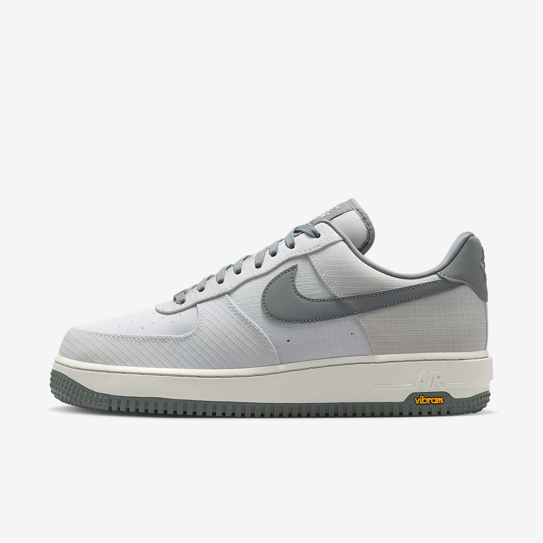 Nike Air Force 1 ’07 LX Vibram Herrenschuhe – Summit White/Light Bone/Speed Yellow/Smoke Grey