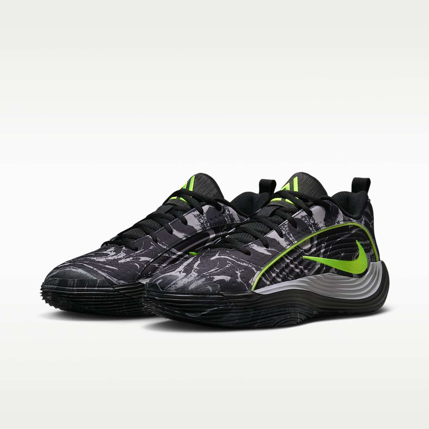 Giannis Immortality 5 Basketballschuh – Schwarz/Light Smoke Grey/Volt