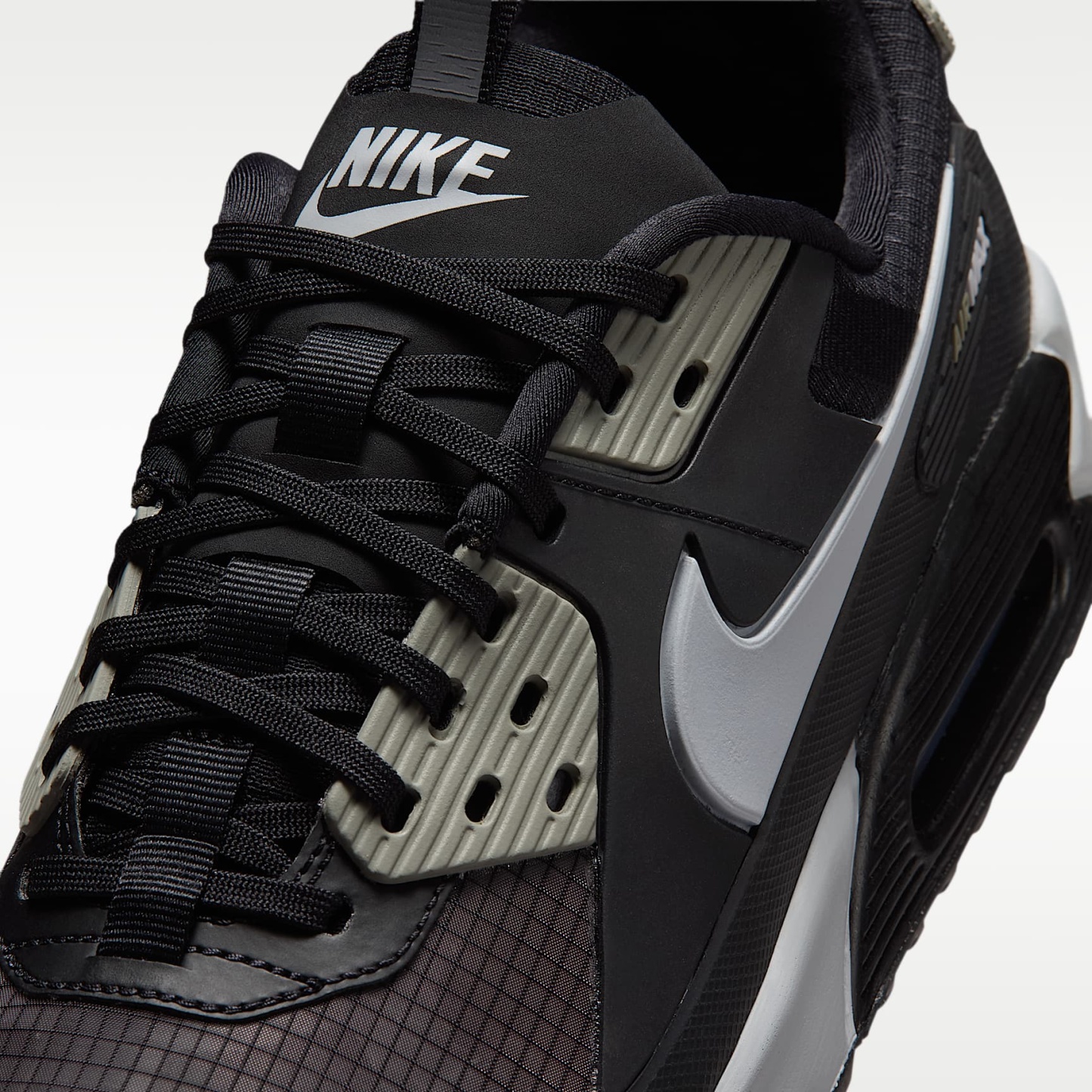 Nike Air Max 90 Drift Schuh (Herren) – Schwarz/Dark Stucco/Reflect Silver/Wolf Grey