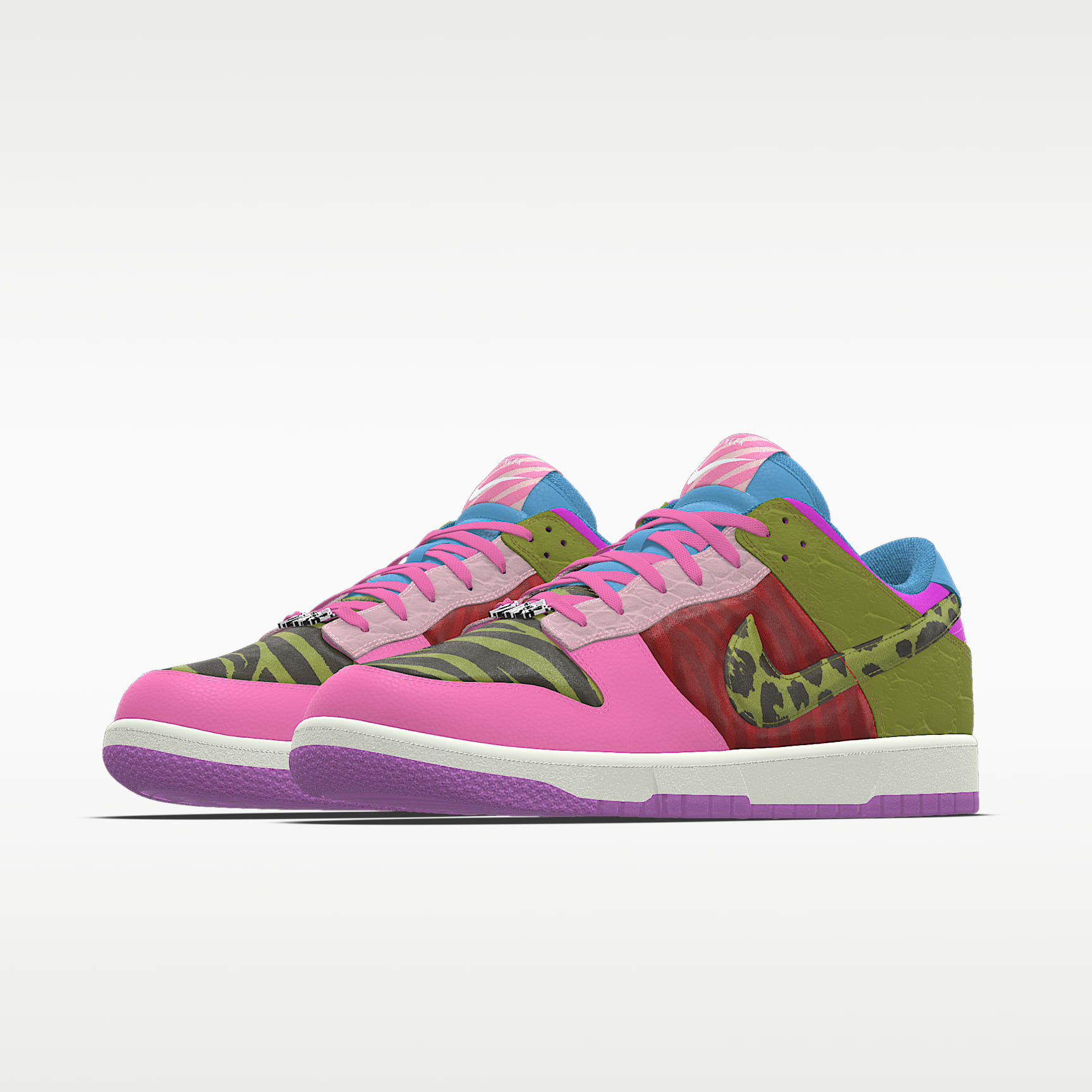 Nike Dunk Low Unlocked By You personalisierbarer Schuh – Multi-Color/Multi-Color/Multi-Color
