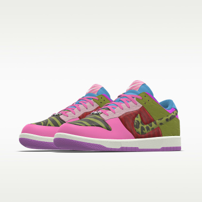 Nike Dunk Low Unlocked By You personalisierbarer Schuh – Multi-Color/Multi-Color/Multi-Color