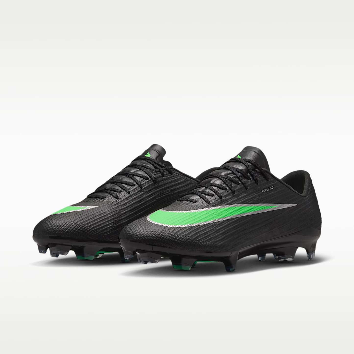 Nike Mercurial Superfly 11 Pro Low-Top-Fußballschuh für normalen Rasen – Schwarz/Schwarz/Illusion Green