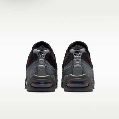 Nike Air Max 95 Big Bubble "OG" Schuh (Herren) – Schwarz/Smoke Grey/Dark Smoke Grey/Tough Red