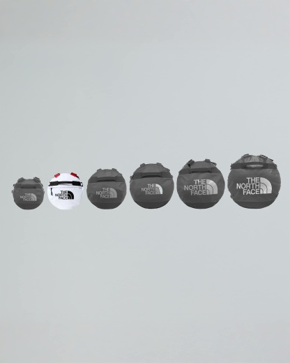 Base Camp Duffel-Tasche 50L – S – TNF White-TNF Black-Elevation Red