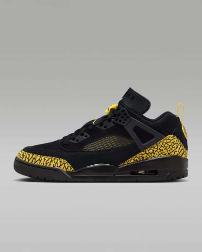 Jordan Spizike Low Schuh (Herren) – Schwarz/Speed Yellow/Speed Yellow/Schwarz