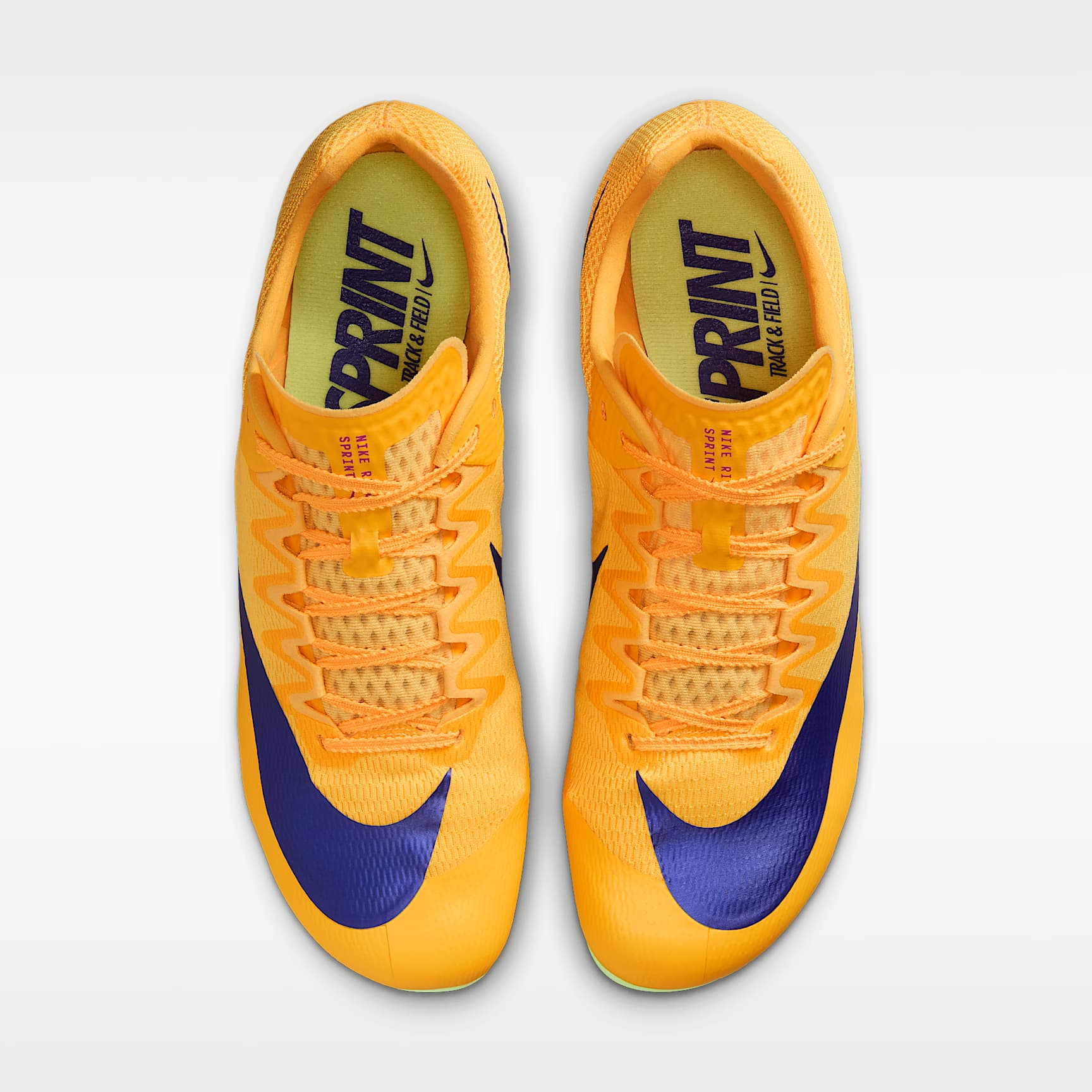 Nike Zoom Rival Sprint Laufspike für Sprints – Citron Pulse/Hyper Violet/Volt Glow/Indigo Burst