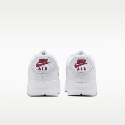 Nike Air Max 90 Schuh (Herren) – Weiß/Tough Red/Weiß