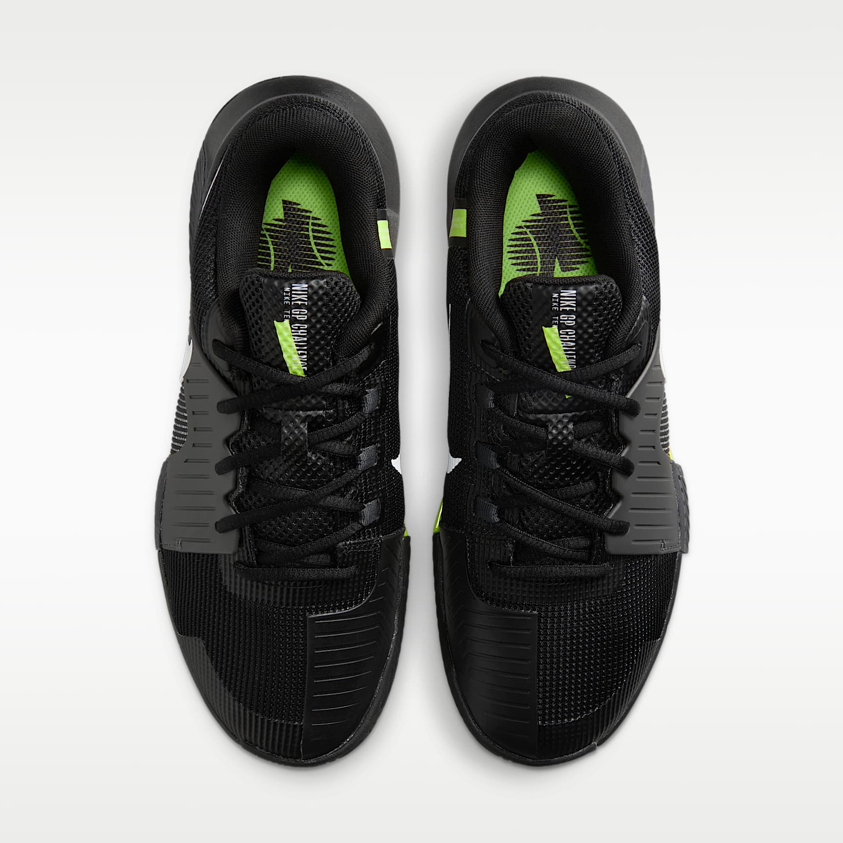 Nike GP Challenge 1.5 Hartplatz-Tennisschuh (Damen) – Schwarz/Anthracite/Volt/Weiß